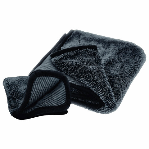 Салфетки из микрофибры для авто супервпитывающие КОМПЛЕКТ 2 шт. (1 шт. – 50х60 см, 1 шт. – 20х20 см), DASWERK, 609485