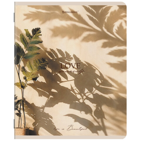 Тетради ДЭК А5 48 л. КОМПЛЕКТ 5 шт. BRAUBERG, скоба, клетка, SoftTouch, "ЭСТЕТИКА", 404949