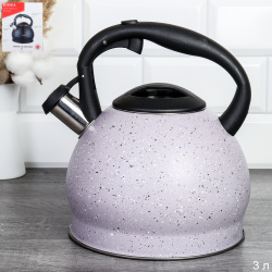 Чайник 3,0 л,ручка Бакелит/ KISIGA / KSG-443 /уп 12/ 0,76/индукция / трехслойное дно