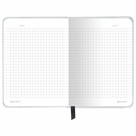 Блокнот с резинкой в клетку 96 л., МАЛЫЙ ФОРМАТ А6, 109х148 мм, твердая обложка, BRAUBERG, "Future", 116332