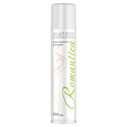 Лак для волос с растительными экстрактами 200 мл, РОМАНТИКА, СИБИАР, 5-01.04.147.12
