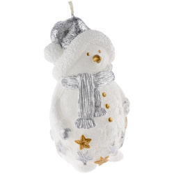 Свеча Christmas Twinkle, снеговик, 6,5х5,5х11 см