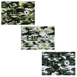 Папка для тетрадей ПИФАГОР А4, 1 отделение, ПВХ, на молнии, ассорти "Camouflage", 32x23 см, 273830