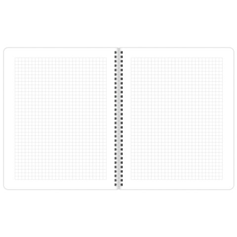 Тетради ДЭК А5 48 л. КОМПЛЕКТ 4 шт., BRAUBERG, гребень, клетка, 80 г/м2, SoftTouch, Minimal, 405579