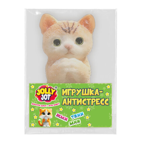 Игрушка-антистресс МЕГА СКВИШ "Супер котик", 20 см, JOLLY JOT (ДЖОЛЛИ ДЖОТ), 665819