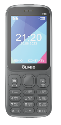 P38 Olmio (серый) Мобильный телефон