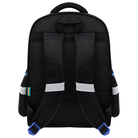 Рюкзак SNOOBAG (СНУБЭГ) FLOSSY, 2 отделения, 3 кармана, "Гонки", объемный дизайн, 40х28х18 см, 274442