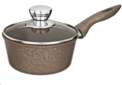 Ковш Agness Экселент 1,2 л с крышкой / 899-194 /уп 1/с покрытием