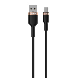 Кабель RAPID, USB 2.0 - Type-C, 1.2м, 3A, черный, OLMIO