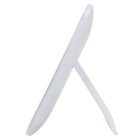 Зеркало настольное с LED-подсветкой для макияжа, 24х17 см, 3 режима свечения, аккумулятор 800 mAh, цвет белый, WBZ, 609333