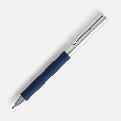 Ручка шариковая Eyeshot Soft Touch, темно-синяя, 13,5х1 см