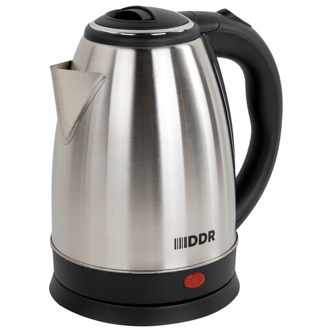 Чайник 1,8 литра, 1500 Вт, ЛУЧШАЯ ЦЕНА, закрытый элемент, нержавеющая сталь, DDR DKT-188, 456982
