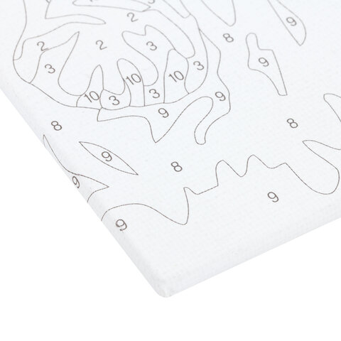 Картина по номерам 15х20 см, ЮНЛАНДИЯ "Божья коровка", на подрамнике, акрил, кисти, 662503