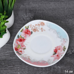 Блюдце квадратное / FXB220 (6801) /уп 144/