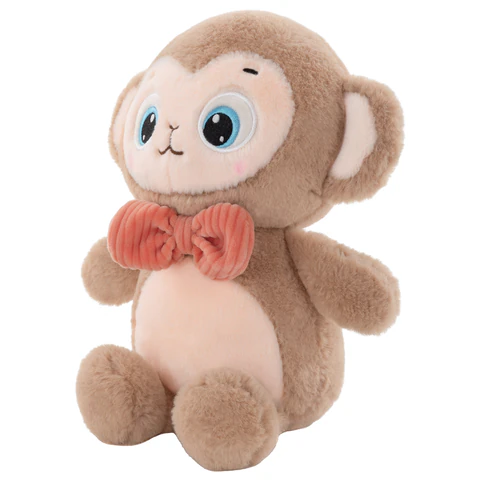 Игрушка мягкая "Обезьянка", 25 см, цвет коричневый, WOOZOO (ВУЗУ), 666790