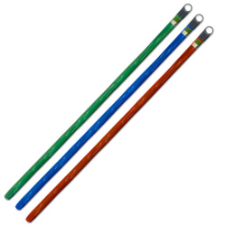 Черенок рукоятка 120 см еврорезьба, дерево + пленка (ЭВКАЛИПТ) d=2,2см, ассорти, ЛЮБАША, 700889