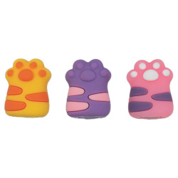 Точилка "Лапки", 1 отверстие, ассорти, 77245