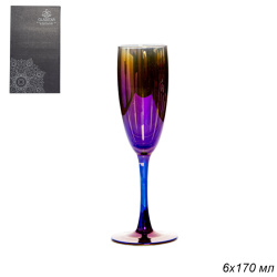 Бокалы 6 штук 170 мл Эдем Королевская фуксия 9 / RNKF1687 /уп 4/ АКЦИЯ