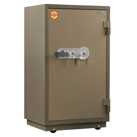 Сейф огнестойкий VALBERG "FRS-99T KL", 991х565х451 мм, 145 кг, 2 ключевых замка, трейзер, крепление к полу