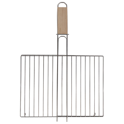 Решетка-гриль универсальная, размер 300х220 мм, глубина 10 мм, никелированное покрытие, РГМ3НЭ