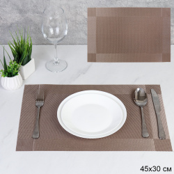 Салфетка для стола Кант Квадрат 30х45 см/ L-50 /уп.6/300/ Светло-коричневый ШТУЧНО