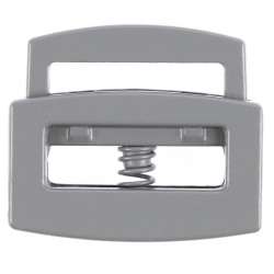 Фиксатор для шнура Latch, серый, 1,3х1,8х0,3 см