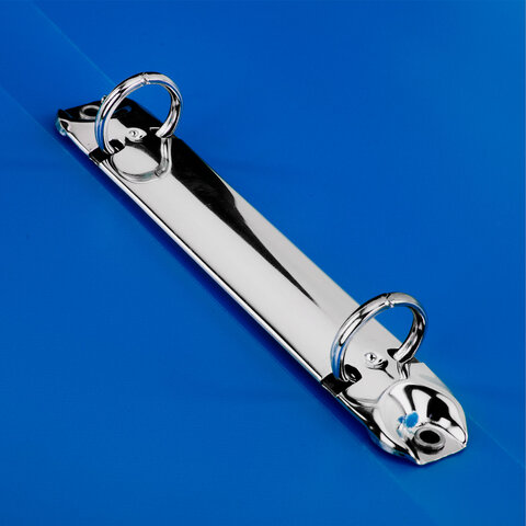 Папка на 2 кольцах А4 BRAUBERG UNIVERSAL, 25 мм, синяя, до 170 листов, 0,5 мм, 273030