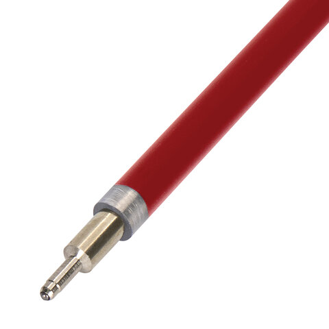 Стержень шариковый масляный BRAUBERG, 140 мм, КРАСНЫЙ, игольчатый узел 0,7 мм, линия письма 0,35 мм, 170289