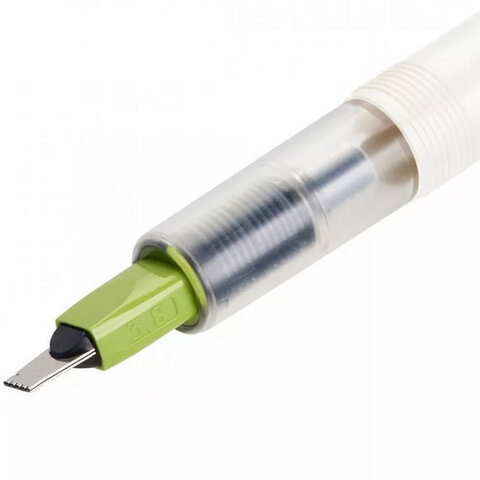 Ручка перьевая для каллиграфии PILOT Parallel Pen, перо 3,8 мм, 2 картриджа, блистер, FP3-38N-SS