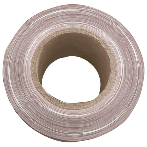 Лента оградительная сигнальная красно-белая 75 мм х 250 м, СТАНДАРТ, полиэтилен, ЛО 250/75