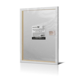 Холсты на подрамнике, набор 2 штуки, BRAUBERG ART BASIC, 30х40 см, 280 г/м2, хлопок, грунт, 192672