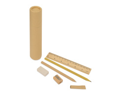 Набор канцелярский в пенале «Eco style», Цвет бежевый