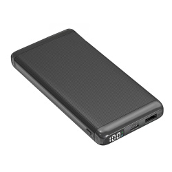 Внешний аккумулятор Orvex c быстрой зарядкой (до 22,5W), 10000 mAh, черный