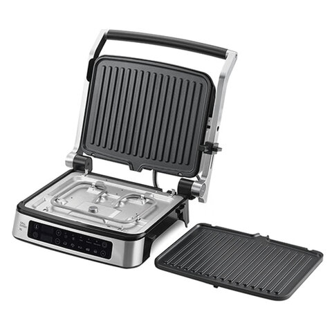 Электрогриль BQ (БИ-КЬЮ) GR1008, 2200 Вт, съемные панели, регулировка температуры, се, 86197835