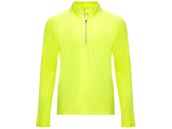 Толстовка с воротом на молнии «Melbourne» мужская, Размер 2XL, Цвет неоновый желтый