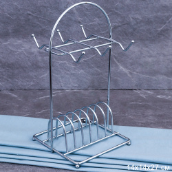 Подставка для кофейных наборов на 6 персон 14x14x27 см / Z-133 /уп 80/металл/0,3