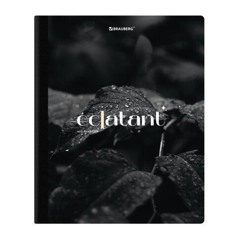 Тетрадь А5 96 л. BRAUBERG, на сшивке с корешком, клетка, обложка картон, "Simplicity", 405288