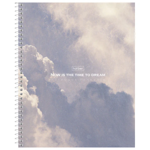 Тетрадь А5 96 л., HATBER, спираль, клетка, матовая ламинация, "Dream" (микс в спайке), 093671, 96Т5лВ1сп