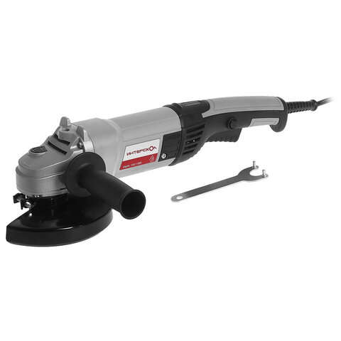 Машина шлифовальная угловая, 1300 Вт, 8500 об/мин, диск 125 мм, ИНТЕРСКОЛ УШМ-150/1300, 664.1.0.00