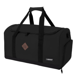 Сумка спортивная HEIKKI MOVE RENOWNED (ХЕЙКИ), отделение для обуви, черная, 28x51x26 см, 273909