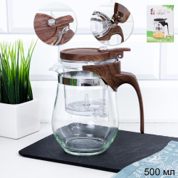 Чайник заварочный с ситом 500 мл / M0528 /уп 80/