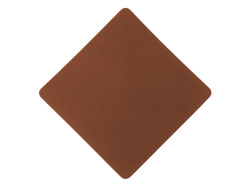 Патч «Ромб», nubuk, Цвет коричневый