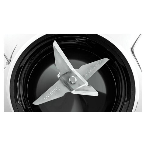 Блендер стационарный BOSCH MMB2111T, 450 Вт, 1 скорость, чаша 0,6 л, пластик, серебристый