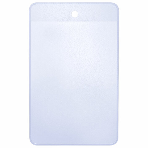 Карман информационный подвесной, ценникодержатель А7, КОМПЛЕКТ 50 шт., ПВХ, BRAUBERG, 291287