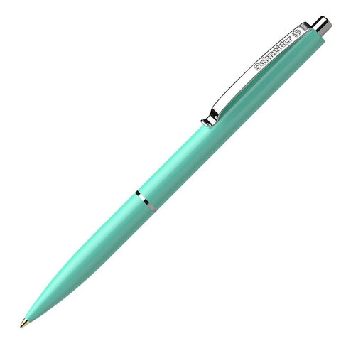 Ручка шариковая автоматическая SCHNEIDER (Германия) "K15 Pastel", СИНЯЯ, пастель ассорти, узел 1 мм, 130840