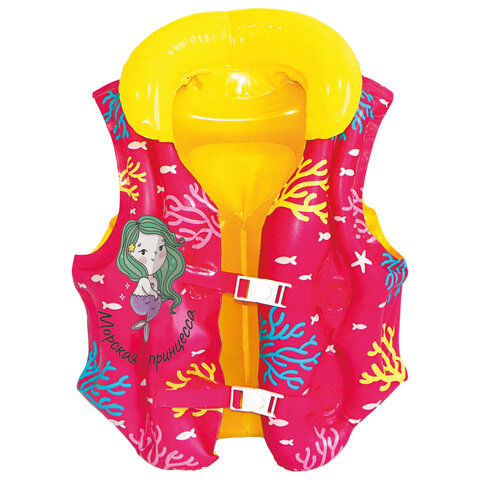 Надувной жилет для плавания, 46x44 см, от 3 лет, АССОРТИ, 2 вида, PLAYMARKET