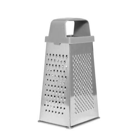 Терка 4 грани 22х11х8,5 см, белая жесть с пластиковой ручкой, BOOMHOUSE Кварц, 701859