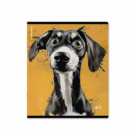 Тетрадь А5 48 л. ERICH KRAUSE, скоба, клетка, TWIN-лак, "Goofy" (микс в спайке), 64871