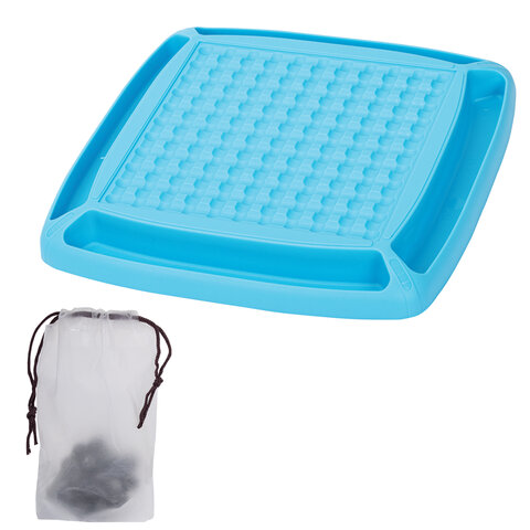 Игра настольная логическая "Магнитный бой", 24 магнита, доска 28х28 см, ЗОЛОТАЯ СКАЗКА, 665894