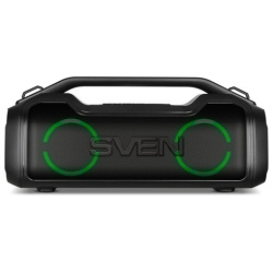 Колонка портативная SVEN PS-390, 50 Вт, TWS, Bluetooth, microSD, черный, SV-021306